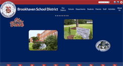 Desktop Screenshot of brookhavenschools.org